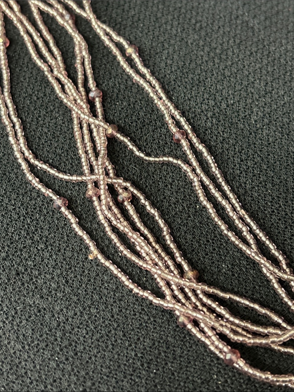 Multi-Strand Beaded Necklace